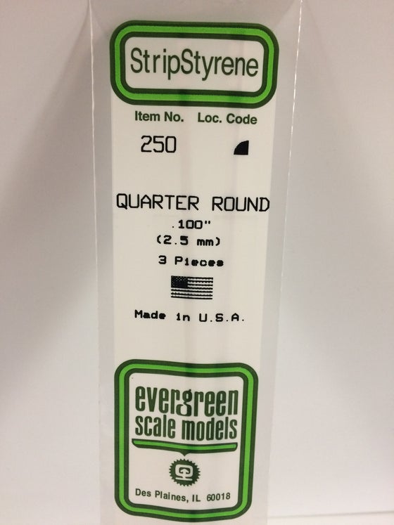 269-250  -  Styrene qrtr rnd .100
