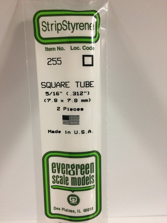 269-255  -  Styrene sqr tube .312