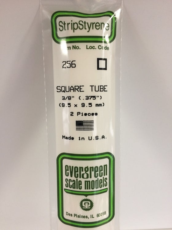 269-256  -  Styrene sqr tube .375