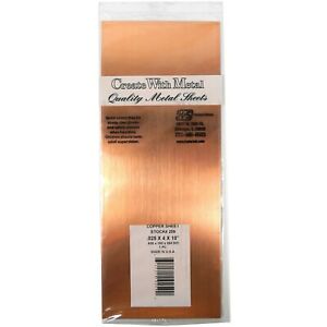 370-259  -  Sheet copper .025 4 X 10"