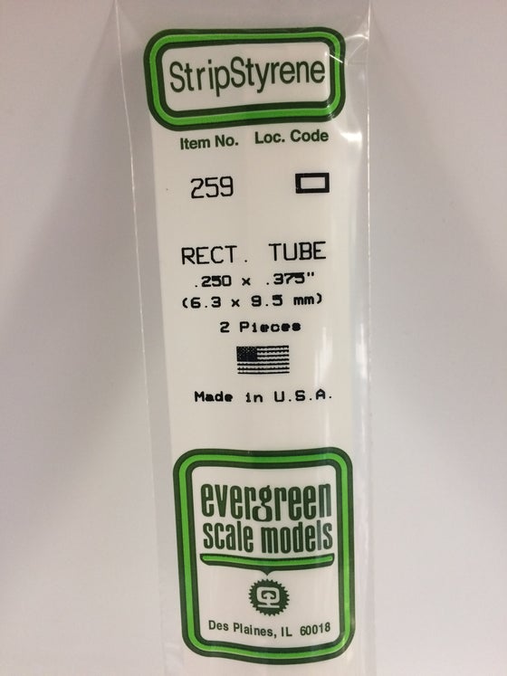 269-259  -  Styrene rct tube .250