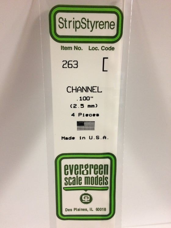 269-263  -  Styrene channel .100