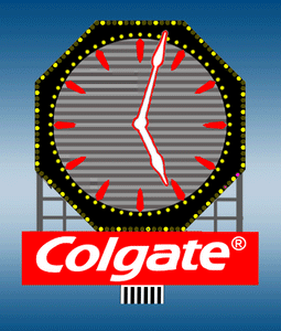 502-443252  -  Sm Colgate Clock Billbrd