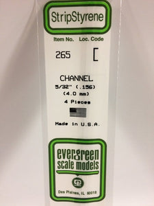 269-265  -  Styrene channel .156"  4/