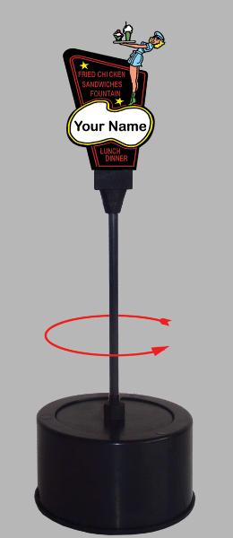 502-55085  -  Rotating Drive-In Sign