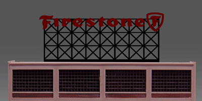 502-5382  -  Anmtd Blbrd Firestone - N Scale