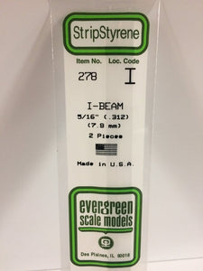269-278  -  Styrene I-beam .312"   2/