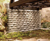214-8450  -  Dbl cut stone brdg abtmnt - HO Scale