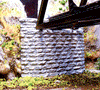 214-8460  -  Sngl Cut Stone Tprd Abut - HO Scale