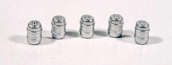 254-78  -  Aluminum Kegs Large 5/ - HO Scale