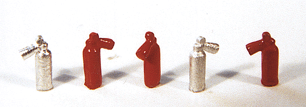 254-85  -  Fire Extiguishers 5/ - HO Scale