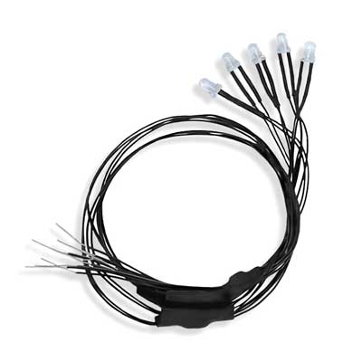 266-U30  -  LED 3mm 19V Sld Wm Wht 5/