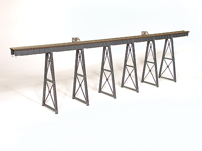 255-75550  -  210' Stl Viaduct w/Bents - HO Scale