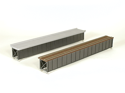 255-75505  -  85' Grdr Bridge Open Deck - HO Scale