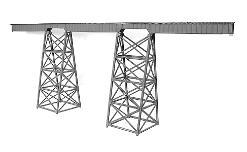 255-75519  -  Tall Steel Viaduct 320' - N Scale