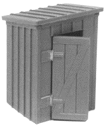 255-80151  -  Outhouse 2/ - N Scale