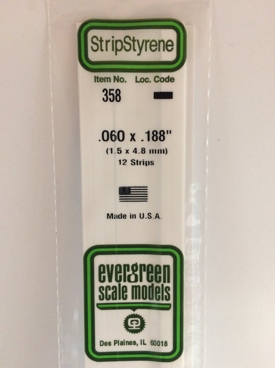 269-358  -  Styrn Strp .060x.188" 12/