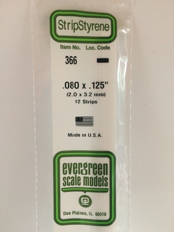 269-366  -  Styrn Strp .080x.125" 12/