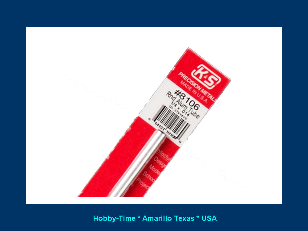 370-8106  -  Tube Alum 1/4"