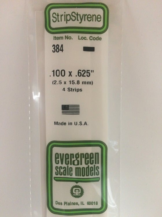 269-384  -  Styrn Strp .100x.625" 4/