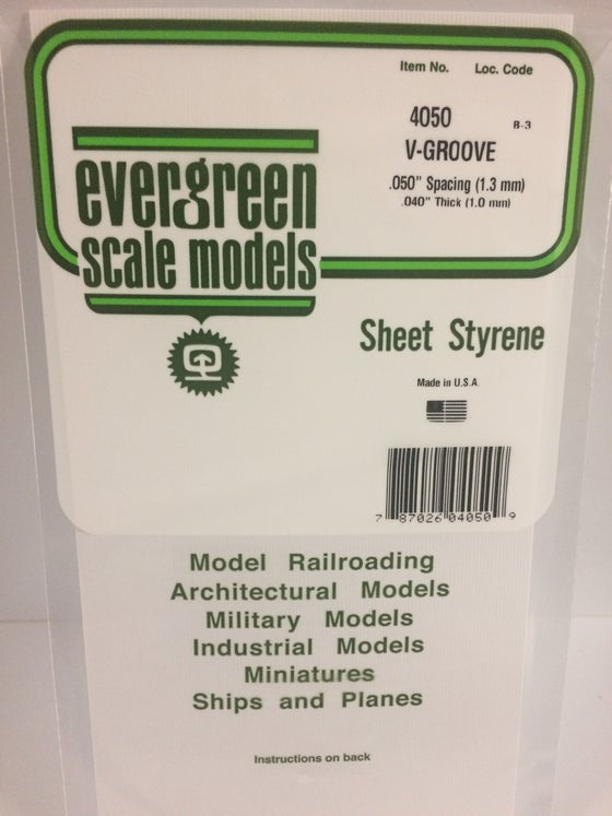 269-4050  -  Siding .040 V-groove .050