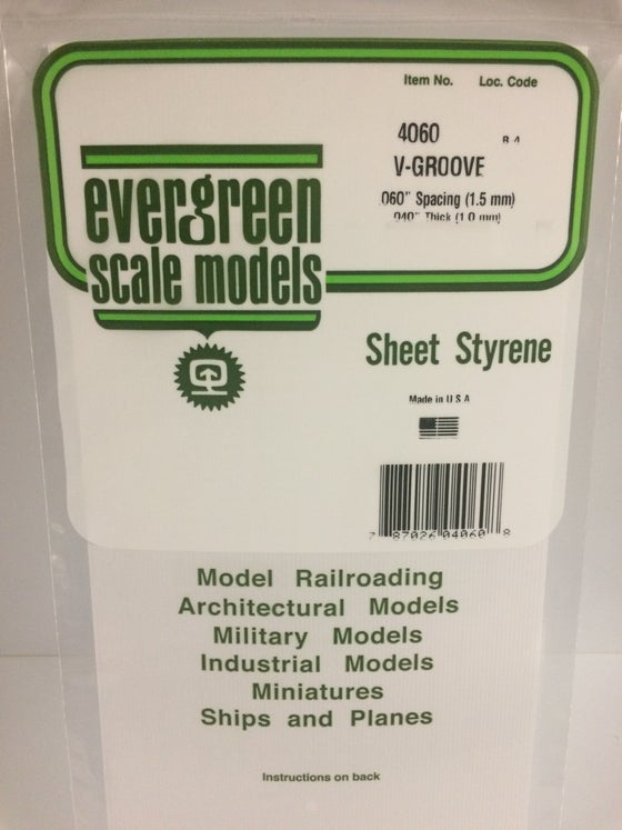 269-4060  -  Siding .040 V-groove .060