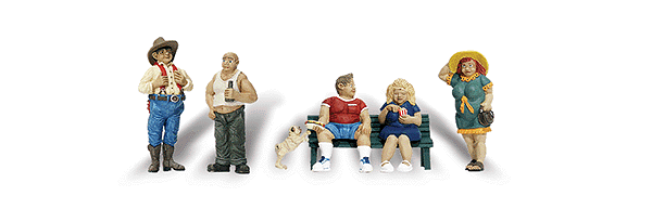 785-1845  -  Full-Figured Folks 5/ - HO Scale