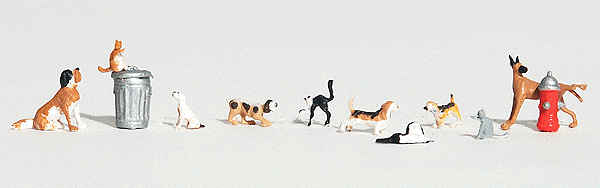 785-1841  -  Dogs & Cats 11/ - HO Scale