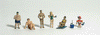 785-1853  -  Sun Bathers 6/ - HO Scale