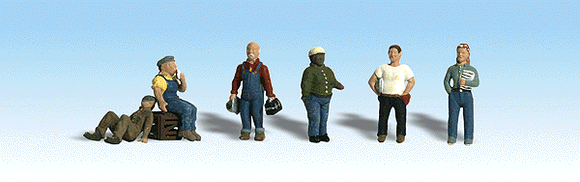 785-1867  -  Factory Workers 6/ - HO Scale