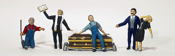 785-1868  -  Graveside Service 6/ - HO Scale