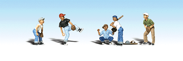 785-1869  -  Baseball Players I 5/ - HO Scale