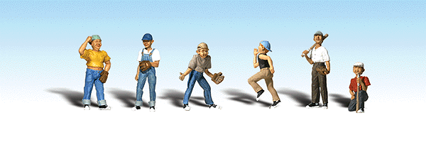 785-1870  -  Baseball Players II 6/ - HO Scale
