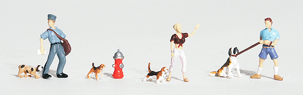 785-1827  -  People & Pets 6/ - HO Scale