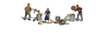 785-1875  -  People & Pesky Racoons - HO Scale