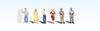 785-1821  -  Pedestrians 6/ - HO Scale