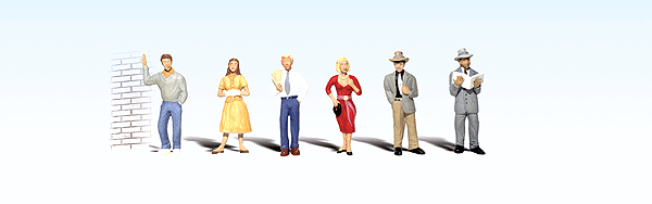 785-1821  -  Pedestrians 6/ - HO Scale