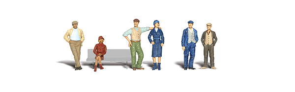 785-1872  -  Bystanders 6/ - HO Scale