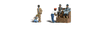 785-1877  -  Shoe Shiners 2/ - HO Scale