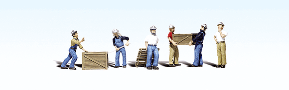 785-1823  -  Dock Workers 6/ - HO Scale