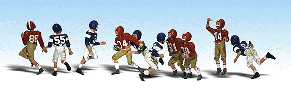 785-1895  -  Youth Football Player 10/ - HO Scale