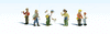 785-1910  -  Fly Fishermen 6/ - HO Scale