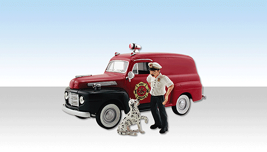 785-5559  -  Sparky & The Chief - HO Scale