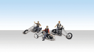 785-5554  -  Bad Boy Bikers 3/ - HO Scale