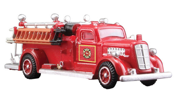 785-5567  -  Fire Truck 1950s Red - HO Scale