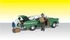 785-5326  -  Lubeners Loading Luggage - N Scale