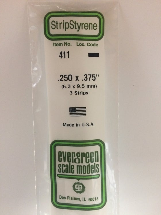 269-411  -  Styrn Strp .250x.375