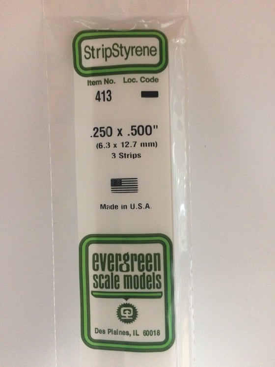 269-413  -  Styrn Strp .250x.500" 3/