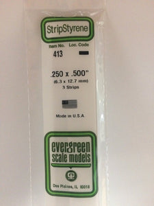 269-413  -  Styrn Strp .250x.500" 3/