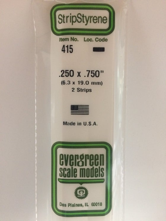 269-415  -  Styrn Strp .250x.750